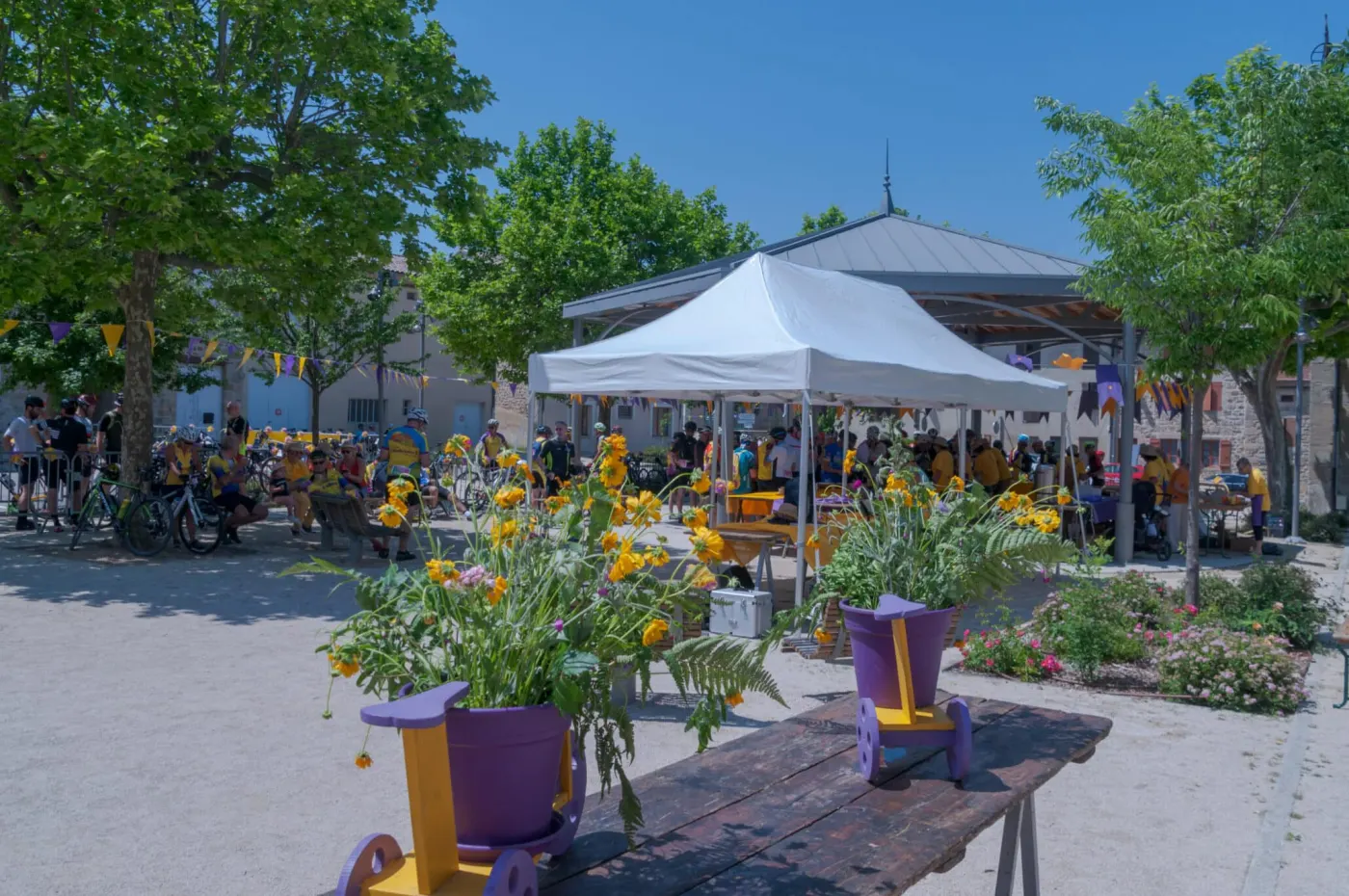 Vernoux-en-Vivarais — village, Ardéchoise 2023